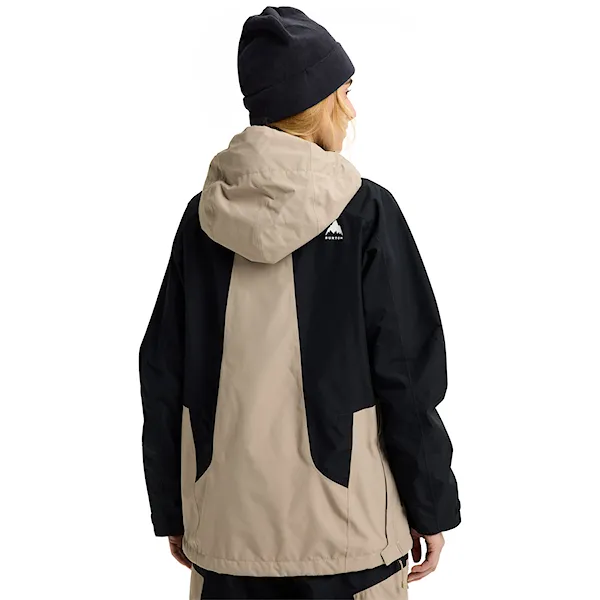 Kurtka snowboardowa Burton Wms Reserve 2L Relaxed Anorak summit taupe/true black 2026