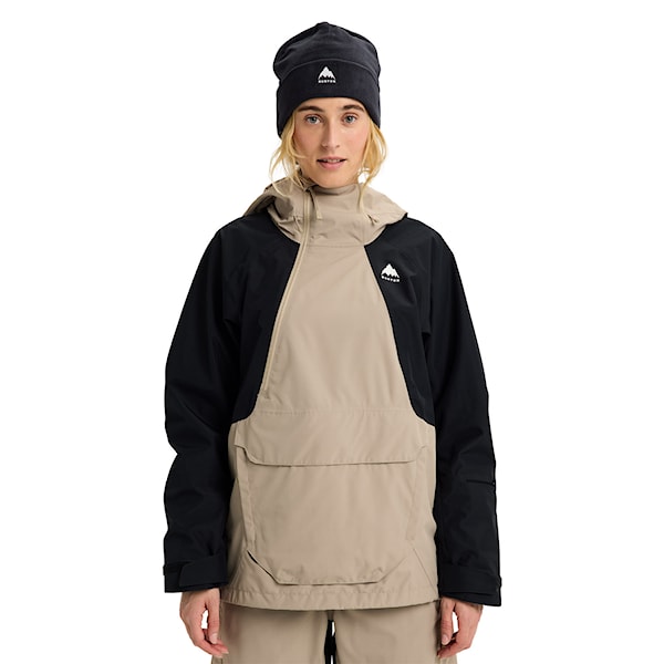 Bunda na snowboard Burton Wms Reserve 2L Relaxed Anorak summit taupe/true black 2026