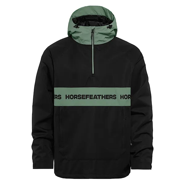 Kurtka snowboardowa Horsefeathers Gordie black/iceberg green 2026
