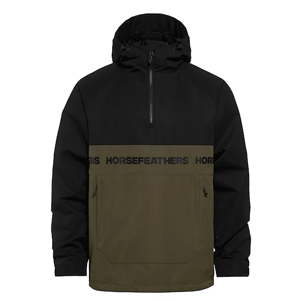 Kurtka snowboardowa Horsefeathers Gordie black/olive night 2026