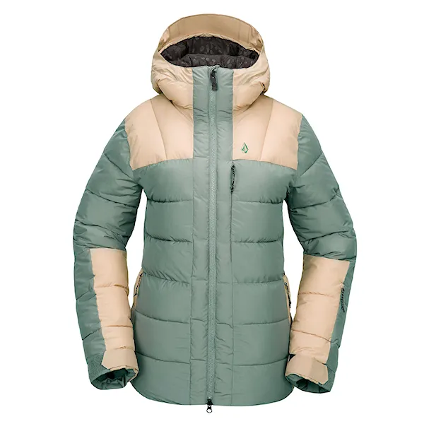 Bunda na snowboard Volcom Wms Puffleup Jacket lichen green 2025