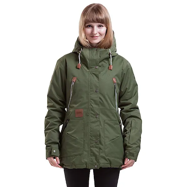 Snowboard Jacket Nugget Anja olive 2016