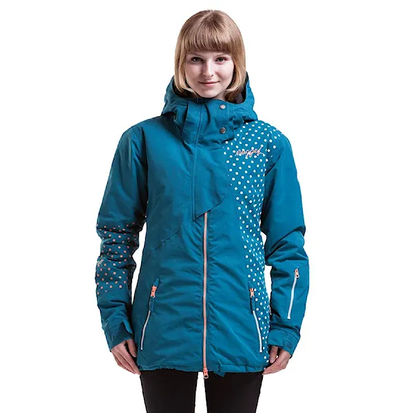 Snowboard Jacket Nugget Spotty acid blue 2016