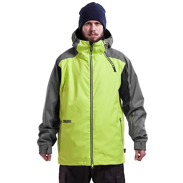 Snowboard Jacket Nugget Ultima 2 In 1 grey/safety yellow 2016