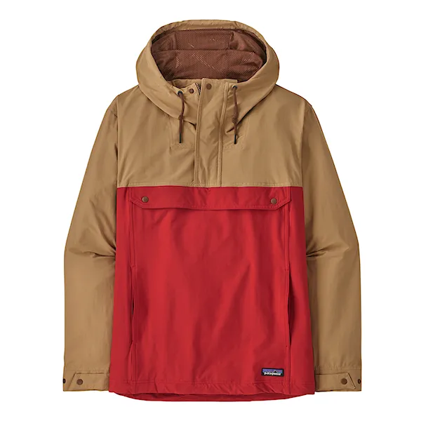 Street bunda Patagonia M's Isthmus Anorak touring red 2024