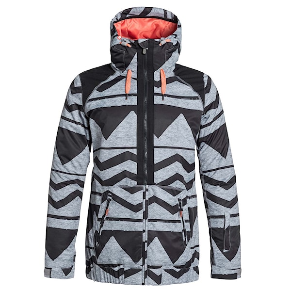 Bunda na snowboard Roxy Valley Hoodie damaris anthracite 2016
