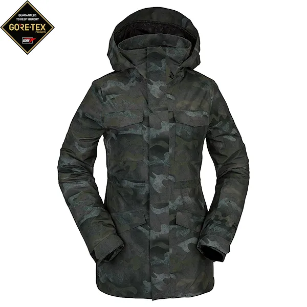 Bunda na snowboard Volcom Wms Leda Gore-Tex covert green 2022