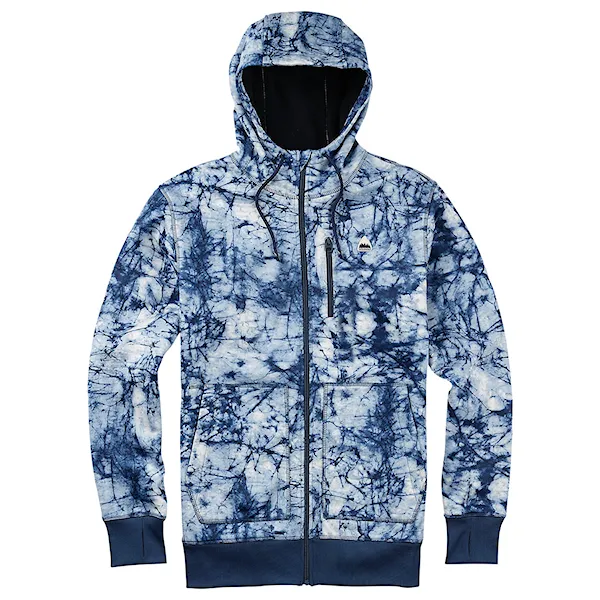 Technická mikina Burton Bonded Hoodie indigo stone print 2015
