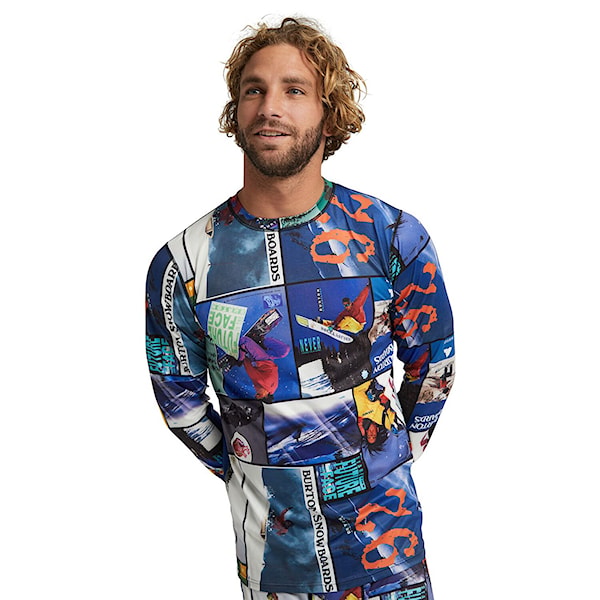 Koszulka Burton Lightweight X Crew catalog collage 2021
