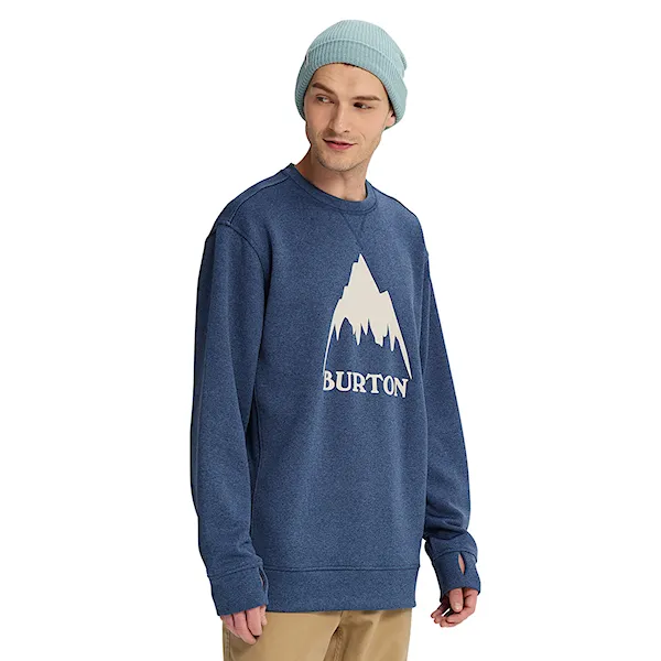Technická mikina Burton Oak Crew mood indigo heather 2019