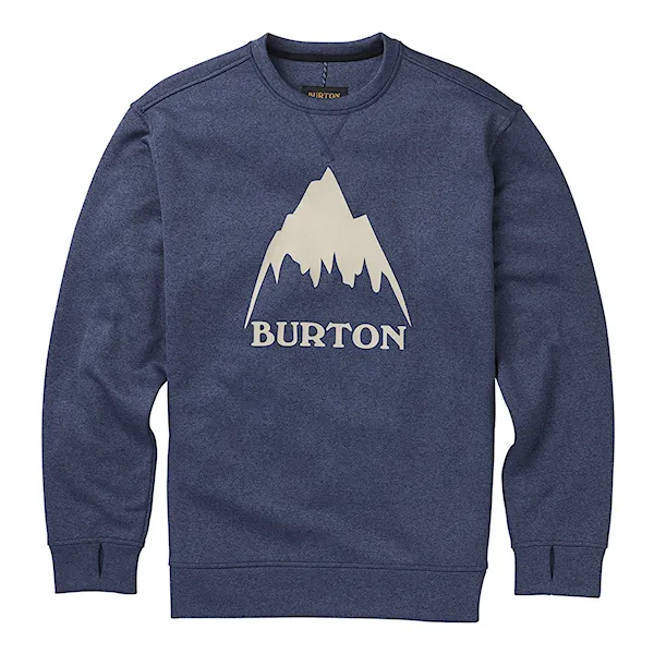 Technická mikina Burton Oak Crew mood indigo heather 2019