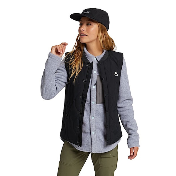 Kurtka zimowa do miasta Burton Wms Kiley Insulated Vest true black 2021