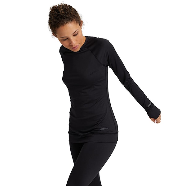 Tričko Burton Wms Lightweight X Crew true black 2024