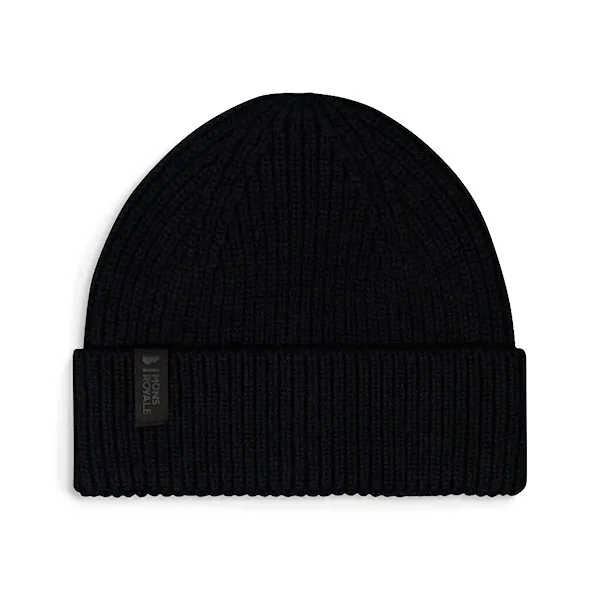 Beanie Mons Royale Fjord black 2026