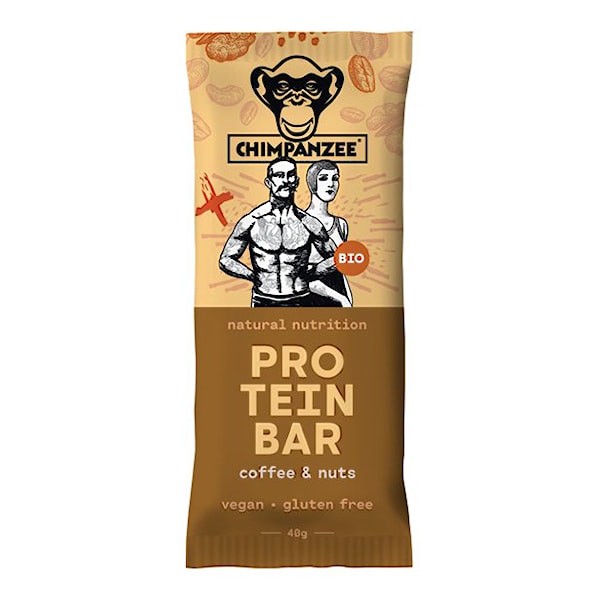 Energy Bar Chimpanzee Bio Protein Bar Coffee&Nuts