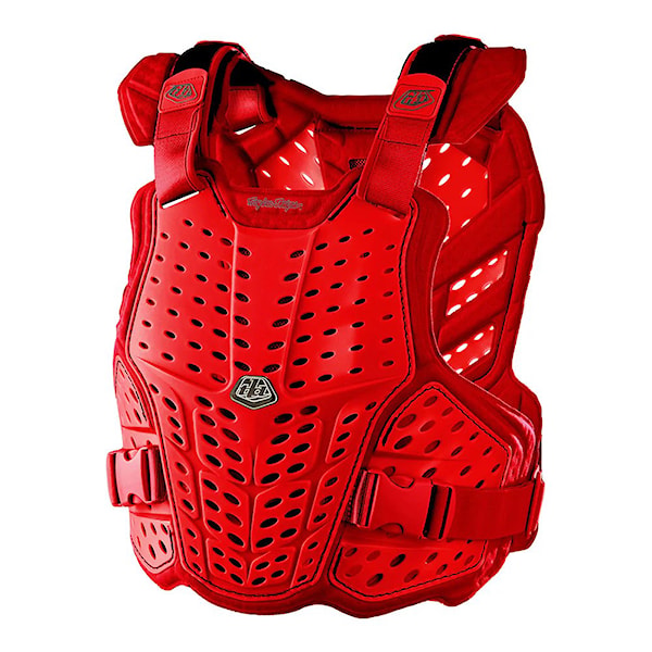 Chránič chrbtice na bicykel Troy Lee Designs Rockfight Chest Protector Solid red 2025