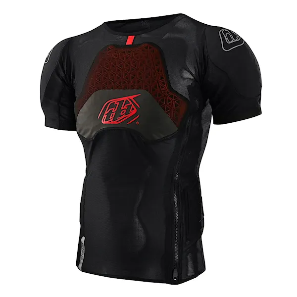 Chránič páteře na kolo Troy Lee Designs Stage Ghost D3O SS Baselayer solid black