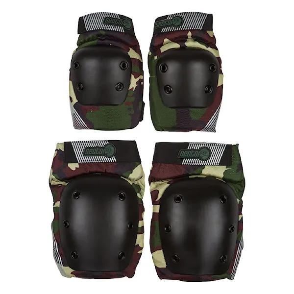 Chrániče kolen Sector 9 Pursuit Pad Set camo 2018
