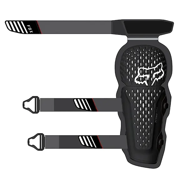 Knee Guards Fox Youth Titan Race Knee Guard black