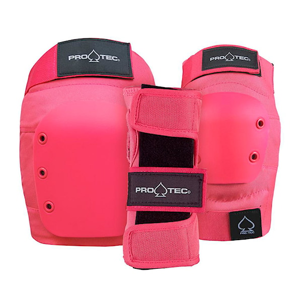 Chrániče kolen na skateboard Pro-Tec Street Gear Junior 3 Pack pink