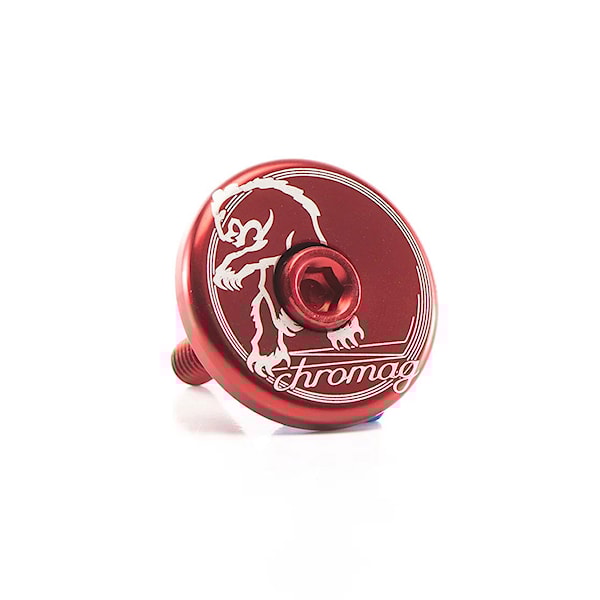 Headset Cap Chromag Top Cap red
