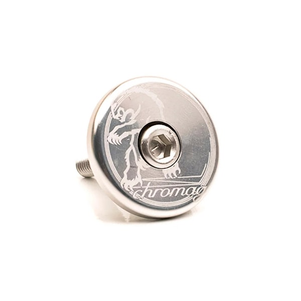 Víčko hlavového složení Chromag Top Cap silver