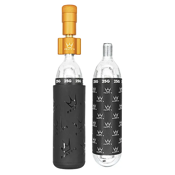 CO2 pumpa Peaty's Holeshot CO2 Tyre Inflator - MTB mango