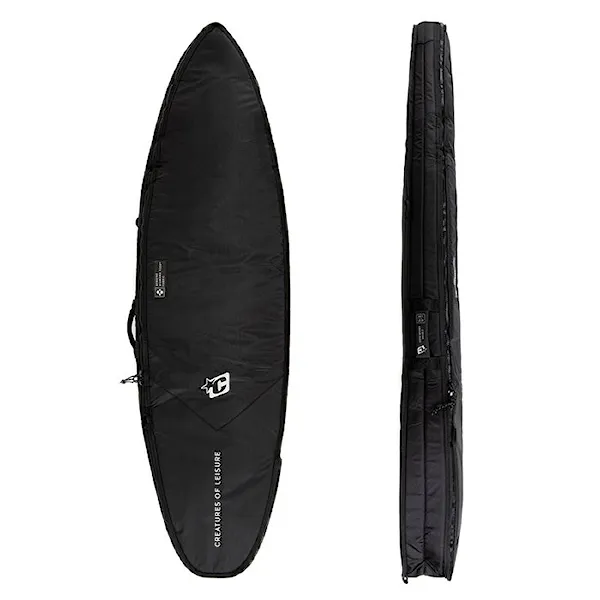 Pokrowiec na surf Creatures Shortboard Double DT2.0 7'1" black silver