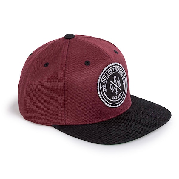 Kšiltovka Cult of the Road Shadow Snapback maroon 2019