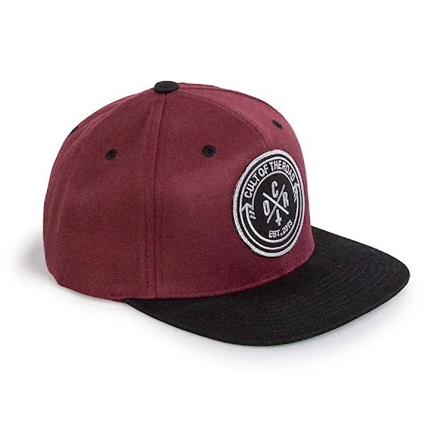 Kšiltovka Cult of the Road Shadow Snapback maroon 2019