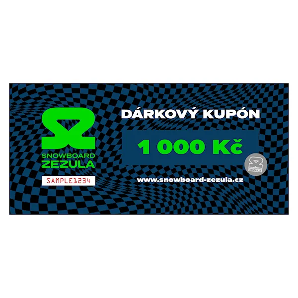 Gift Card SNOWBOARD ZEZULA 1000 Kč
