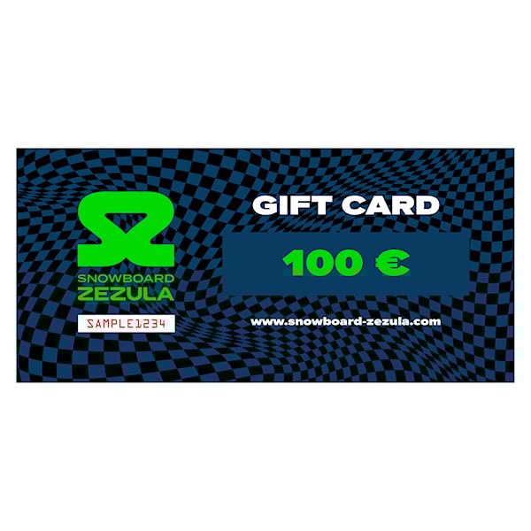 Gift Card SNOWBOARD ZEZULA 100 € EN