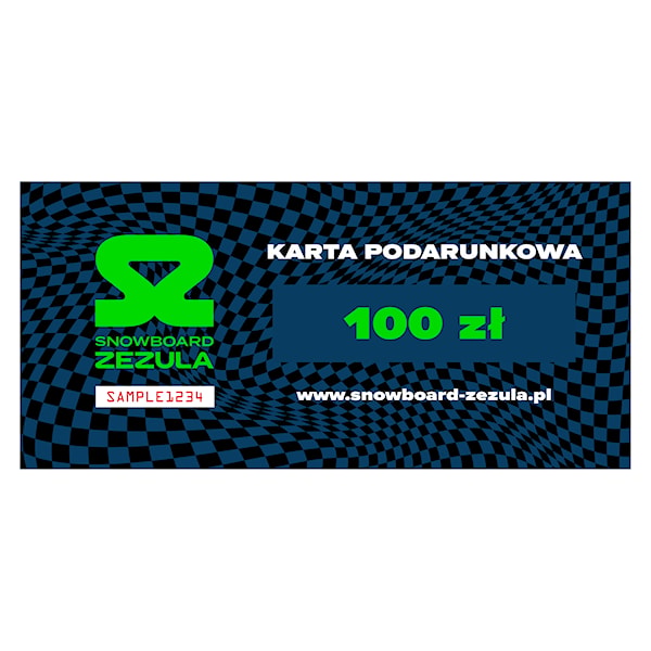 Karta podarunkowa SNOWBOARD ZEZULA 100 zł
