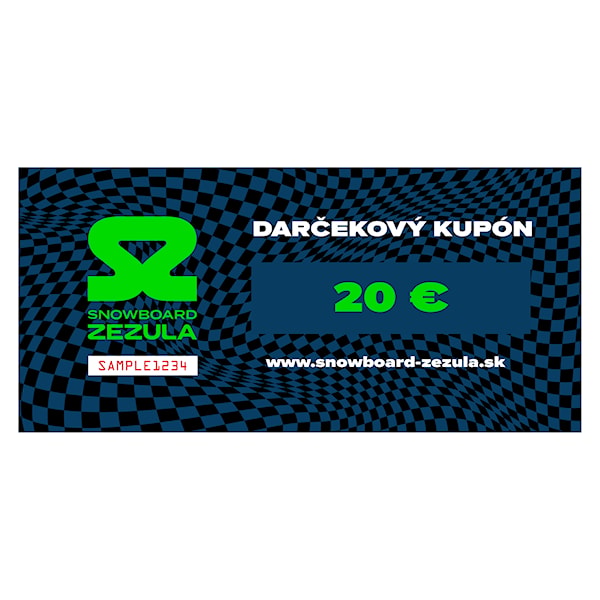 Darčekový kupón SNOWBOARD ZEZULA 20 €
