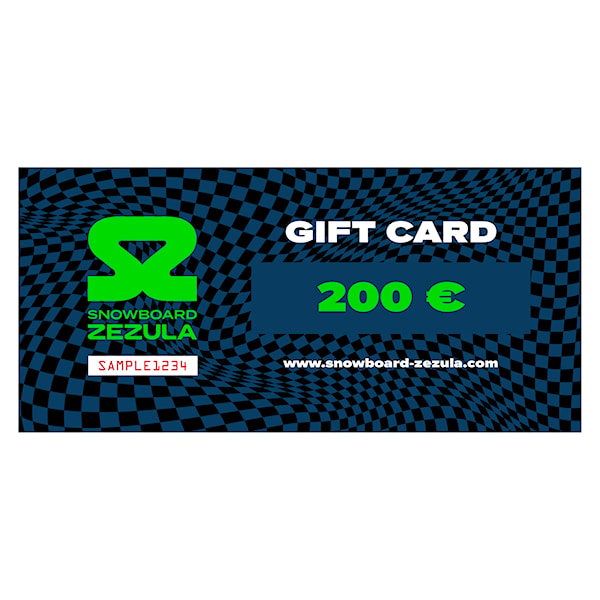 Gift Card SNOWBOARD ZEZULA 200 € EN