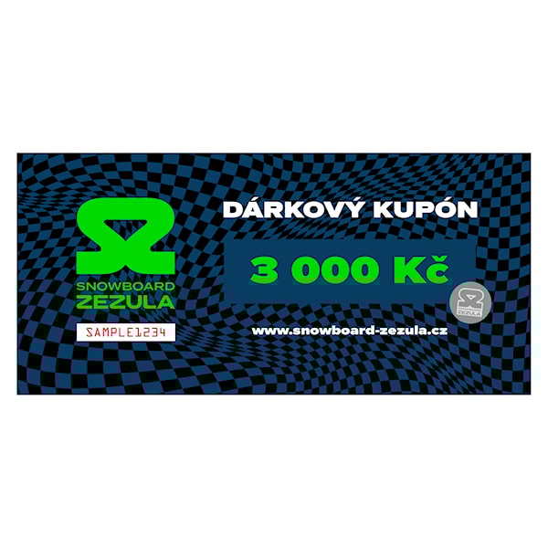 Dárkový kupón SNOWBOARD ZEZULA 3 000 Kč