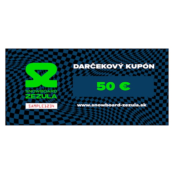 Darčekový kupón SNOWBOARD ZEZULA 50 €