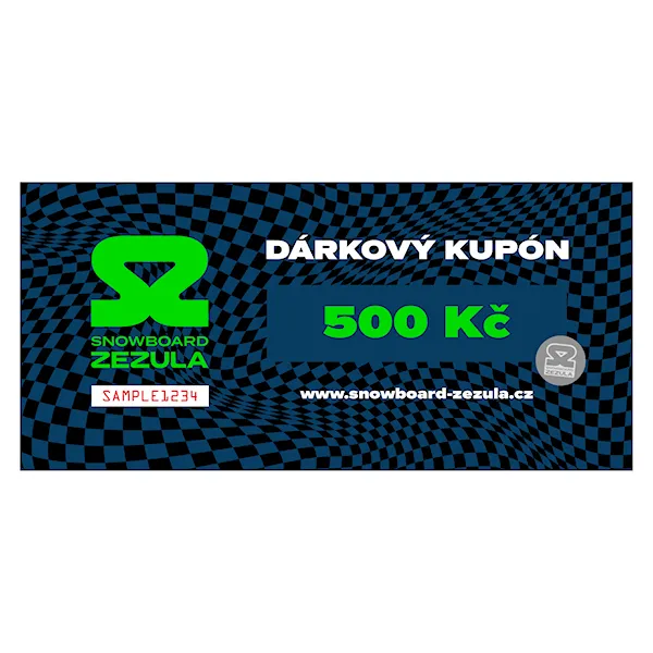 Gift Card SNOWBOARD ZEZULA 500 Kč