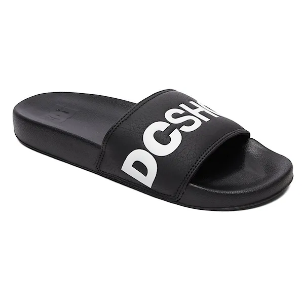 Pantofle DC DC Slide black/white 2019
