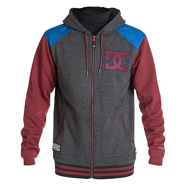 Technická mikina DC Dcla Fleece anthracite 2016