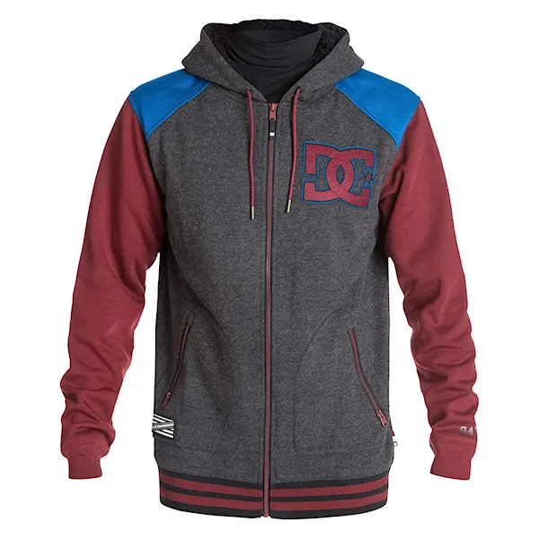 Technická mikina DC Dcla Fleece anthracite 2016
