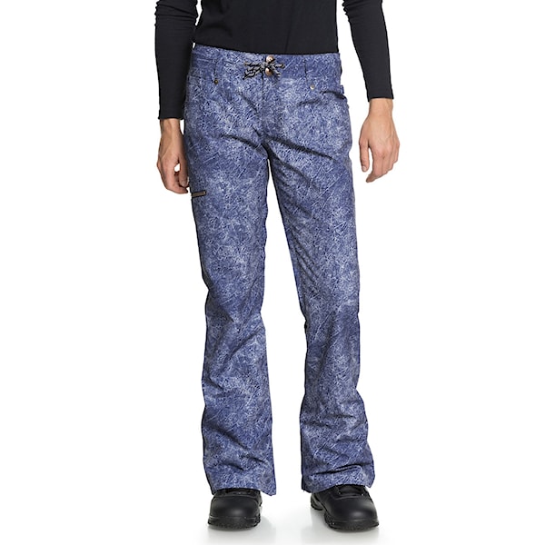 Spodnie snowboardowe DC Viva dark blue acid wash denim a 2019