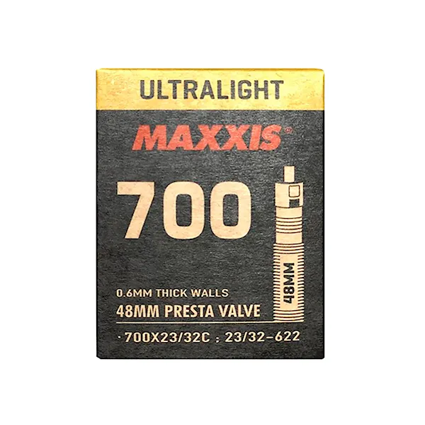 Duše Maxxis Ultralight Gal-FV 48 mm 700×23/32C