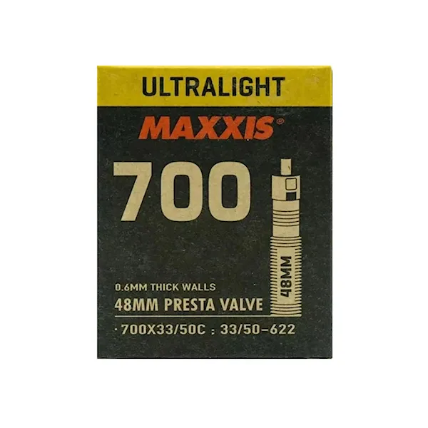 Duše Maxxis Ultralight Gal-FV 48 mm 700×33/50C