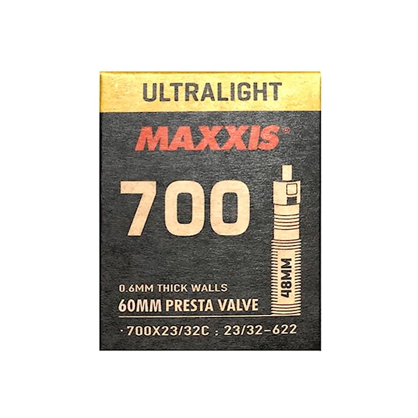 Tube Maxxis Ultralight Gal-FV 60 mm 700×23/32C