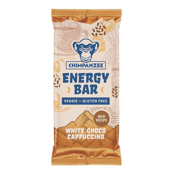 Baton energetyczny Chimpanzee Energy Bar White Chocolate & Cappuccino