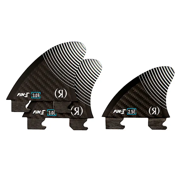 Fin na wake Ronix Floating Fin-S 2.0 - Blueprint 3 pack 2-3.0"+1-2.5"