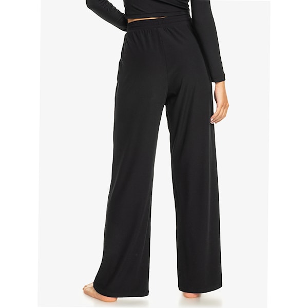 Fitness legginsy Roxy Rise & Vibe Rib Wide Leg Pants anthracite 2025