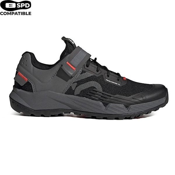Bike boty Five Ten 5.10 Trailcross Clip-In core black/grey three/red 2025