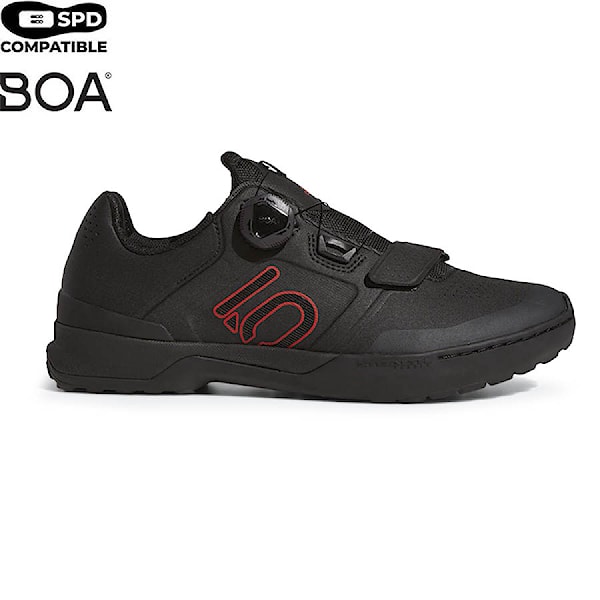 Bike topánky Five Ten Kestrel Pro Boa black/red/grey 2022